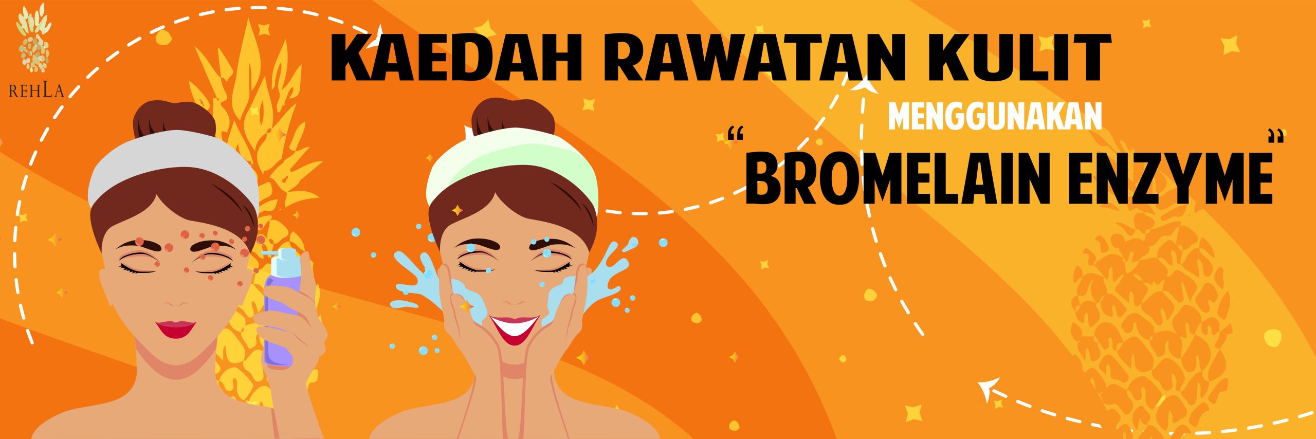 RAWAT KULIT MENGGUNAKAN ‘BROMELAIN ENZYME’