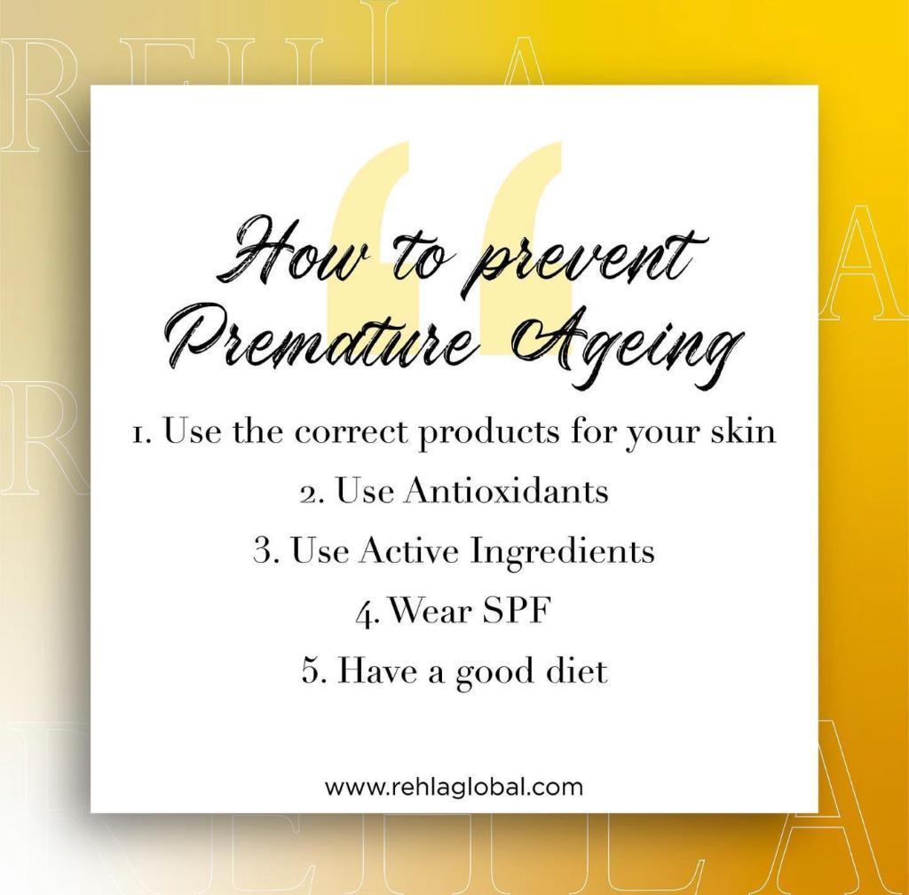 HOW TO PREVENT PREMATURE AGING?