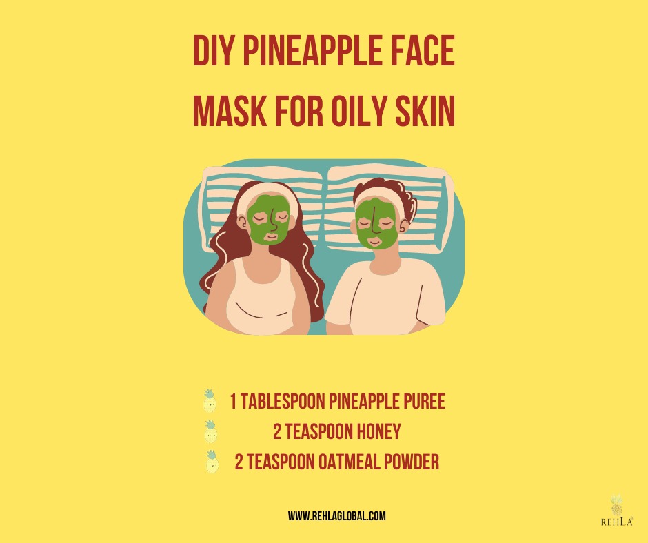 PINEAPPLE FACE MASK FOR OILY SKIN